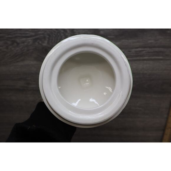 Real Home Vintage Style Christmas Tree Ornament Cookie Jar Earthenware Holiday - Picture 7 of 16